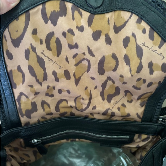 Aimee Kestenberg Black Leather All For Love Shoulder/Crossbody Bag - Picture 4 of 9